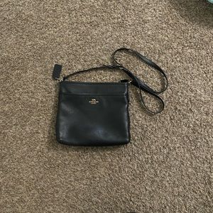 Black Coach crossbody bag